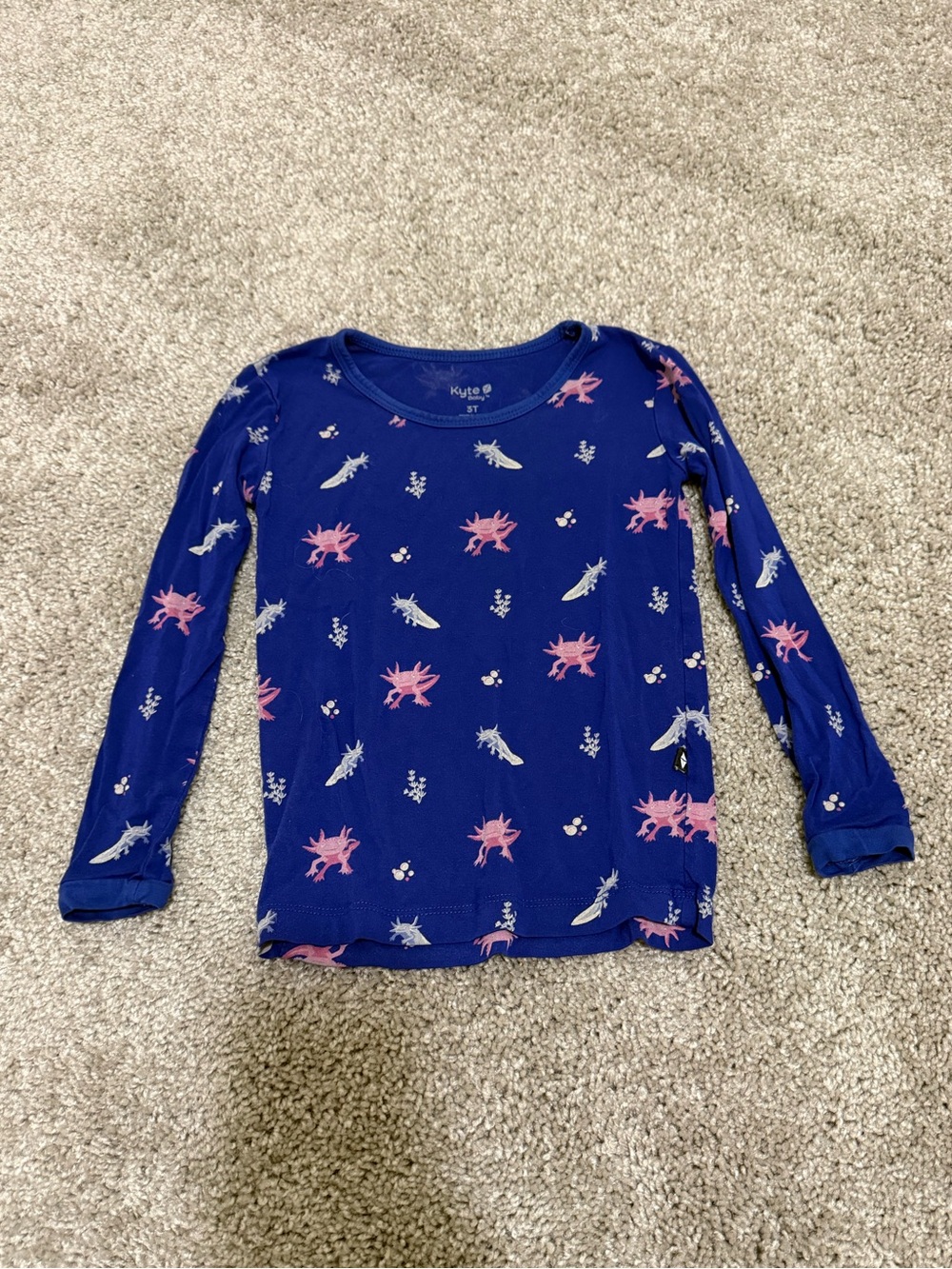 Kyte Baby Long Sleeve Top in Axolotl Print